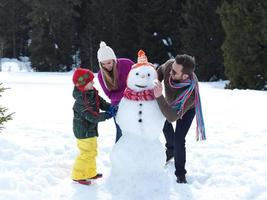 Winter family fun photo