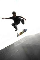 Skate boarder portrait photo