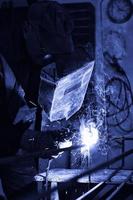 Welder at work photo