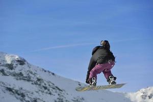 Ski jump view photo