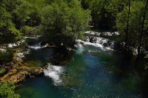 View of a waterfall photo