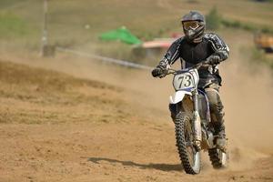 Motocross bike race photo