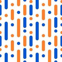 vector pattern background blue and orange stripe and circle