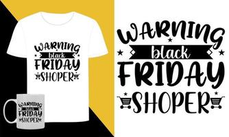 Black Friday SVG T shirt vector