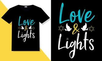 Hanukkah t shirt vector. Hanukkah hand lettering vector