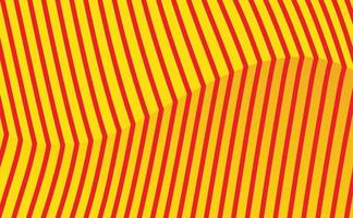 line art stripe style background template cover, yellow and red color effect vector graphic