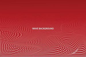 abstract modern wavy dots style red white light neon effect futuristic wallpaper background texture layout template vector graphic