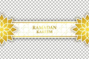 greeting and thank you card template design background with islamic concept vector