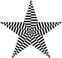 Star vector design with various shapes style