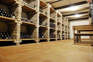 Wine cellar view photo