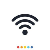 Internet signal icon, Vector and Illustration.