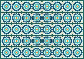 Azulejo marroquí colorido isométrico, fondo de papel tapiz de patrón sin costuras de mosaico. vector