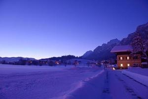 mountain winter landscape photo