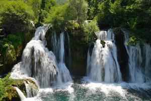 View of a waterfall photo