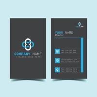 Corporate business card design, Luxury, Modern and Elegant Business Card Design template vector