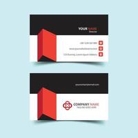 Corporate business card design, Luxury, Modern and Elegant Business Card Design template vector