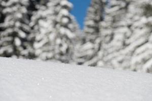 fondo de nieve de invierno foto