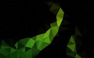 Light Green vector abstract polygonal texture.