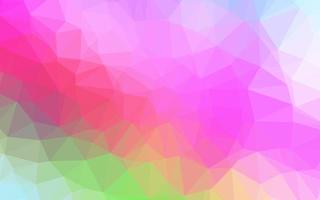 Light Multicolor, Rainbow vector shining triangular template.