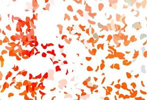 Light Red vector template with memphis shapes.