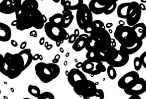 Black and white vector cover with spots.