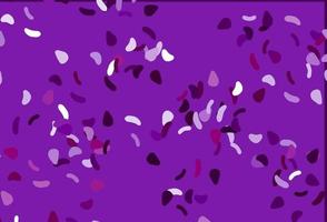 Light Purple vector background with abstract forms.