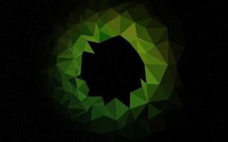 Light Green vector abstract polygonal layout.