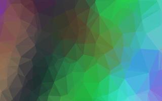 Light Multicolor, Rainbow vector blurry triangle pattern.