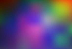 Dark Multicolor, Rainbow vector modern bokeh pattern.