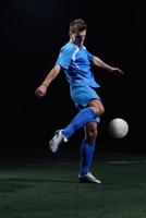 Soccer player view photo