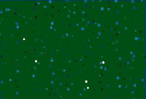 Light Blue, Green vector layout with circles, lines, rectangles.