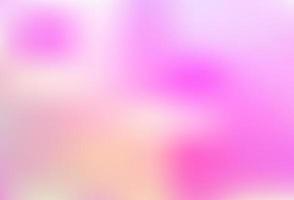 Light Pink vector blurred and colored background.