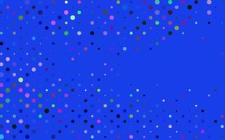 Light Multicolor, Rainbow vector layout with circle shapes.