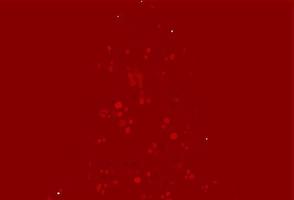 Light Red vector pattern with curved circles.