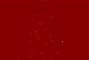 Light Red vector pattern with curved circles.