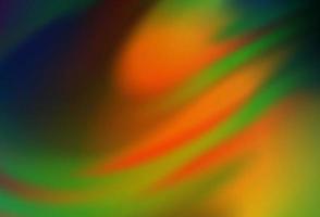 Dark Multicolor, Rainbow vector blurred bright pattern.