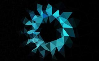 Light BLUE vector polygon abstract backdrop.