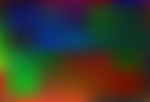 Dark Multicolor, Rainbow vector blurred shine abstract pattern.