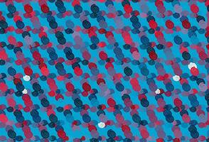 Light Blue, Red vector template with lava shapes.