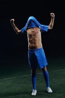 Soccer player view photo