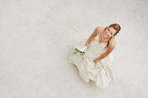 Beautiful bride portrait photo