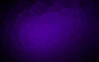 Dark Purple vector blurry triangle texture.