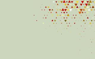 Light Green, Red vector cover in polygonal style.