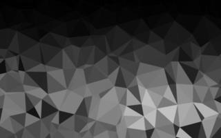 Light Silver, Gray vector triangle mosaic cover.