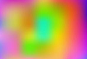 Light Multicolor, Rainbow vector blurred and colored background.