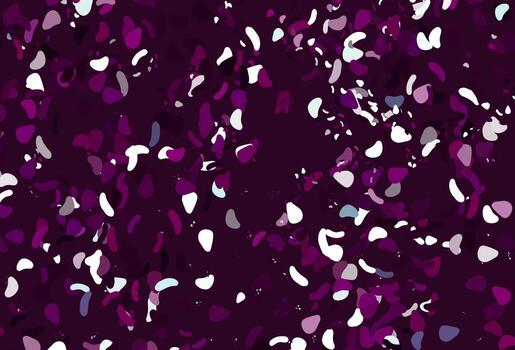 Light purple vector background with abstract forms.