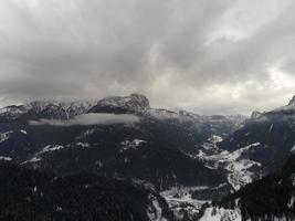 vista del paisaje de invierno foto