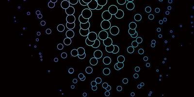 Dark Pink, Blue vector template with circles.