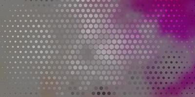 Dark Pink, Yellow vector background with circles.