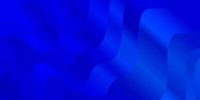 Light BLUE vector backdrop with bent lines.